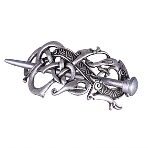 Épingles à <span class=keywords><strong>cheveux</strong></span> en argent antique Vikings Dragon, pinces à <span class=keywords><strong>cheveux</strong></span>, bâtonnets coulissants, vintage, <span class=keywords><strong>bijoux</strong></span> pour <span class=keywords><strong>cheveux</strong></span> pour femmes, accessoires cadeaux - Product Image 4