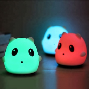 Nouveau Bébé Chambre Lampes de Bande Dessinée Animaux Lapin <span class=keywords><strong>Panda</strong></span> silicone Sommeil Led Enfants Lampe Ampoule Lumière de Nuit pour Enfants - Product Image 4