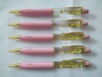 Stylo bille liquide personnalisé en PVC 2D avec logo, motif filles sexy qui dévêtissent, femmes nues flottantes