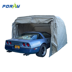 Abri <span class=keywords><strong>de</strong></span> <span class=keywords><strong>voiture</strong></span> rétractable portable robuste, verrouillable, anti-UV, imperméable - Product Image 2