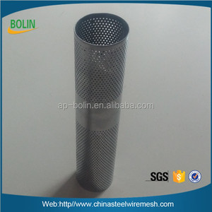 <span class=keywords><strong>Tubo</strong></span> <span class=keywords><strong>perforado</strong></span> de <span class=keywords><strong>acero</strong></span> <span class=keywords><strong>inoxidable</strong></span> personalizado para escape - Product Image 3