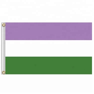 ราคาถูกที่กำหนดเอง100% โพลีเอสเตอร์3 * 5ft <span class=keywords><strong>Genderfluid</strong></span> คนธง - Product Image 5