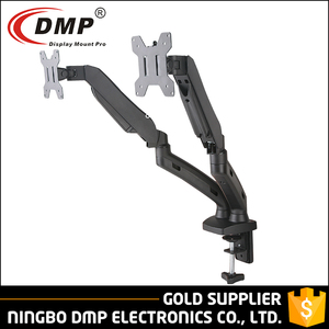 En gros En Option 13 "-27" <span class=keywords><strong>TV</strong></span> Taille De Bureau S'asseoir <span class=keywords><strong>Support</strong></span> <span class=keywords><strong>Double</strong></span> Moniteur <span class=keywords><strong>Support</strong></span> de <span class=keywords><strong>Bras</strong></span> - Product Image 2