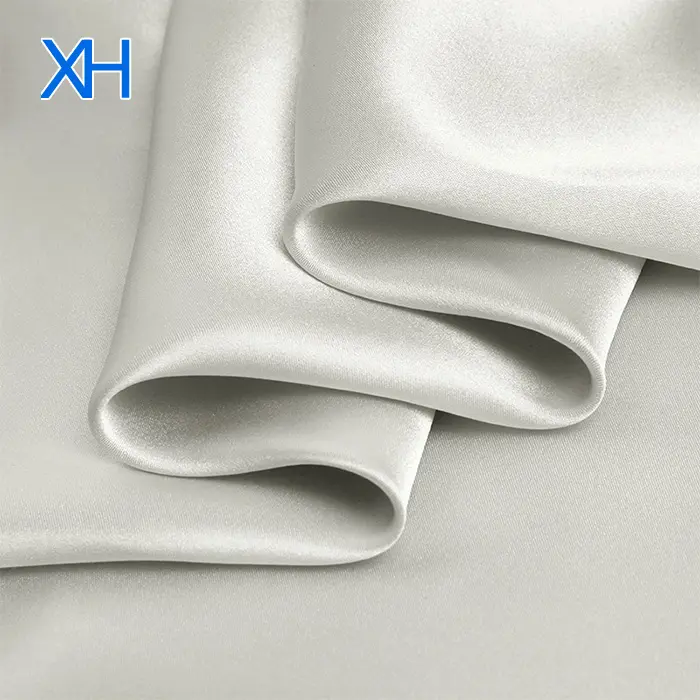 تصميم جديد من قماش الحرير الأبيض للغسيل بالرمل في شنغهاي مع جودة عالية بواسطة منسوجات Xinhe