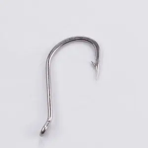 Wholesale sea fishing Stainless Steel Silver faultless Octopus ringed hook