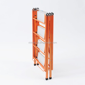 Có thể gập lại vải giá và 4 bước thang với cánh quần áo móc áo giá - Product Image 5
