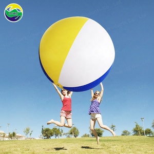 LC Großhandel Individuell Bedruckte Jumbo PVC Gummi Strand <span class=keywords><strong>Ball</strong></span>/Werbe Aufblasbare Großen Riesen Kunststoff Strand <span class=keywords><strong>Ball</strong></span> - Product Image 2