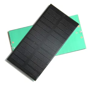 Solar Cells Panel 6V 1W Portable Monocrystalline Silicon Solar Generator 125*63*3mm Mini Solar Cell Board