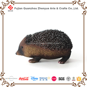 2016 nuevo diseño erizo ornamento estatua, personalizada resina erizo decoraciones, decoración del jardín lindo erizo - Product Image 2