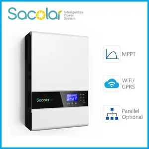 10kw reine sinus-wechselrichter für solar-off grid system Europäischen genehmigt (2 pcs 5kw wechselrichter in parallel)