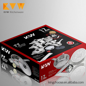 Bộ Đồ Nấu Nướng Kiểu Hoàng Gia, Bộ Lẩu Và Chảo Bằng Thép Không Gỉ - Product Image 2