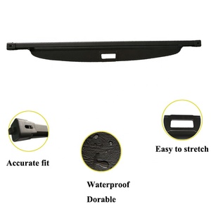 HFTM ผ้าคลุมกระเป๋าคาร์โก้ท้ายรถ,สำหรับ Mitsubishi Montero Pajero Sport 2013-2016สีดำ - Product Image 6