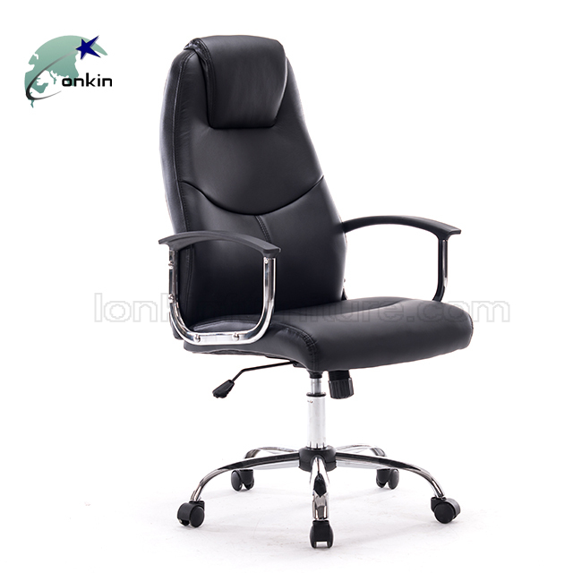 Rotating ergonomic high back Swive comfortable chair luxury leather executive office chair