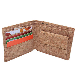 <span class=keywords><strong>Portefeuille</strong></span> doré pour hommes, court en <span class=keywords><strong>liège</strong></span>, style rétro, collection - Product Image 4