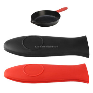 Heat Resistant Non-Slip Silicone <strong>Pan</strong> Handle Pot <strong>Holder</strong>, Silicone Hot Handle <strong>Holder</strong> - Product Image 1