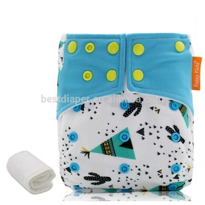 2017 nouveaux produits! Happyflute vente chaude réutilisable respirant deux poches <span class=keywords><strong>OS</strong></span> bébé couches lavables - Product Image 1