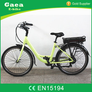 Mujeres retro bicicleta eléctrica con asiento de bebé 36 v batería de iones de litio para bicicleta motorizada - Product Image 1