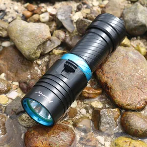 Alonefire DV30 XM-L2 LED בהיר אור צלילה פנס 100M מתחת למים עמיד למים צלילה לפיד צלילה פנס מנורת 26650 סוללה