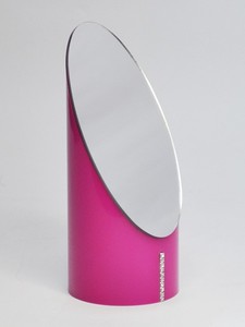 Elegante espejo de escritorio de vidrio ovalado - Product Image 2