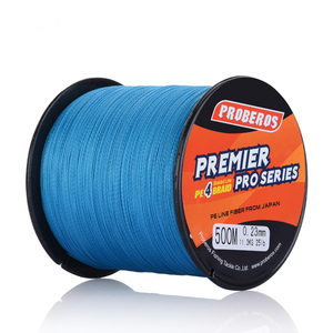 Ligne de pêche tressée Proberos 4 brins 500M PE, multifilament résistant 100LB - Product Image 3