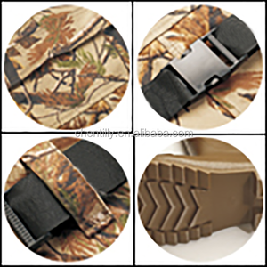 Combinaison de pêche Kmucutie CHN-81205M en nylon 420D de haute qualité, camouflage, avec bottes hautes, pour la pêche et l'élevage, emballée en boîte - Product Image 3