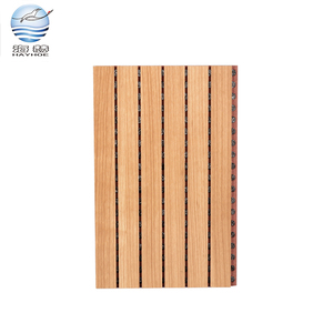 Sonido de alta coeficiente de absorción de sonido aislamiento ranurado pared panel acústico para la <span class=keywords><strong>sala</strong></span> de conferencias - Product Image 5