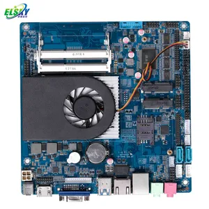 Suporte intel cpu 7a placa-mãe mini itx i3, 7100u i5 7200u i7 7500u com 16g ddr3 ram 2 sata3.0 HD-MI lvds vga