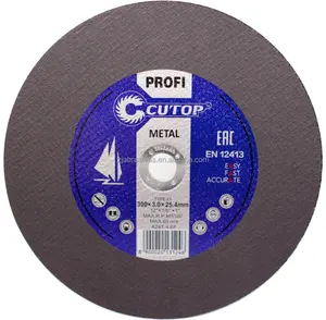 CUTOP EN12413 MPA 4" 4.5" 5" 7" 9" 12" 14" 16" Abrasive Cutting Disc for Metal, Metal Cutting Disc