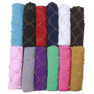 หมวกฮิญาบฮิญาบมุสลิม,ฮิญาบไข่มุกฮิญาบที่กำหนดเอง - Product Image 6