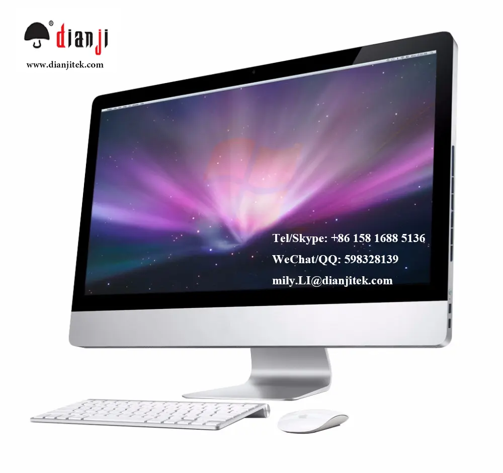 Satın bilgisayar çin dört çekirdekli AIO i5-3340M masaüstü bilgisayarlar PC