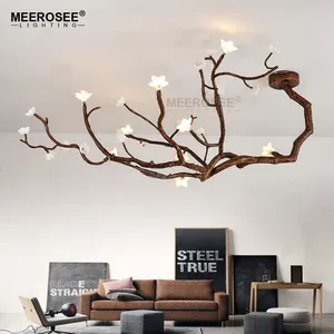 MEEROSEE Moderna Lampada a Sospensione Creativo Ramo di Un Albero LED Appeso Fiore Fiore Sospeso Illuminazione Lustro Illuminazione Interna MD85430