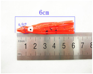 YOUME 10 pz/lotto Misto Colori In Gomma Morbida Gonna Polpo Richiamo di Pesca 6 centimetri 1g Artificiale Squid Lure Esche <span class=keywords><strong>Da</strong></span> Pesca per Mare Fish River - Product Image 4