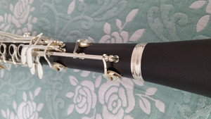 <span class=keywords><strong>Clarinete</strong></span> Bb Chapado en plata ABS de 17 teclas inspirado en la poesía - Product Image 3