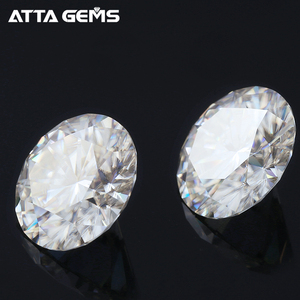 Venta al por mayor 6,5mm <span class=keywords><strong>1</strong></span> <span class=keywords><strong>quilate</strong></span> sintético blanco <span class=keywords><strong>Diamante</strong></span> Suelto anillo precio por <span class=keywords><strong>quilate</strong></span> - Product Image 3