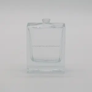 Pop Square crystal 50ml perfume glass bottle