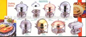 Plats à réchaud en acier inoxydable, cuivre et laiton, Grayrocks PK - Product Image 2