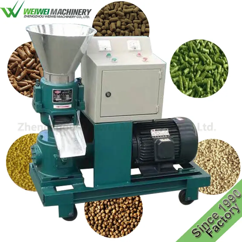 Weiwei brand leading technology mini pellet mill animal feed pellet machine
