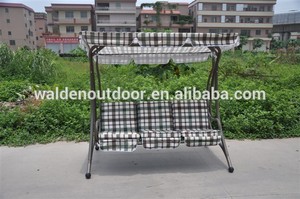 poly rattan tres plazas egg chair / de interior silla colgante del oscilación / exterior patio jardín columpio balcón ( DH-203 ) - Product Image 3
