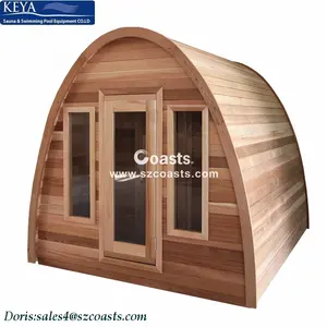 2019 new arrival KEYA steam sauna room outdoor sauna house for spa