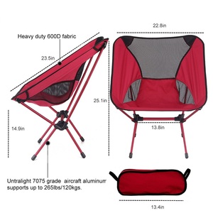 Chaise de camping YILU pour barbecue, chaise pliante <span class=keywords><strong>ultra</strong></span> légère portable, voyage en plein air, camping, plage, <span class=keywords><strong>randonnée</strong></span>, pique-nique, <span class=keywords><strong>siège</strong></span>, outil de chaise - Product Image 5