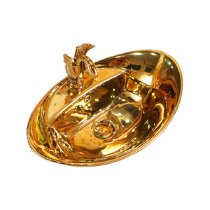 Articoli sanitari <span class=keywords><strong>di</strong></span> cui sopra montato bacino <span class=keywords><strong>di</strong></span> lavaggio a mano bagno lavello in <span class=keywords><strong>ceramica</strong></span> oro - Product Image 2