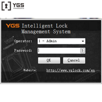 Software de sistema de gestión de cerradura de puerta de tarjeta de llave rf de hotel YGS