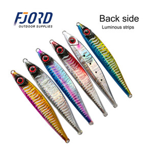 FJORD 뜨거운 판매 100g 지그 루어 느린 금속 낚시 인공 미끼 리드 수직 지그 느린 침몰 후크 CN;SHN - Product Image 6