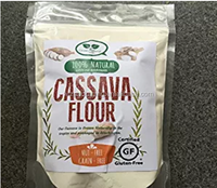 Fournisseurs personnalisés de farine de manioc, sachet d'emballage en plastique avec fermeture éclair