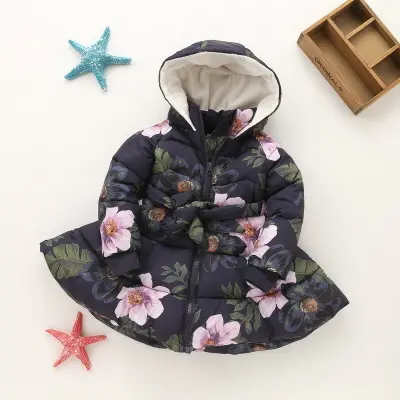 Good Quality Winter Coats For Girls Long Down Cotton Parkas Coats Thick Warm Baby Girls Outerwear