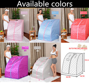 ขายส่งราคาห้องซาวน่าสปา1ท่านโมเดิร์น1200วัตต์แบบพกพาซาวน่าเปียกห้องอบไอน้ำ - Product Image 4
