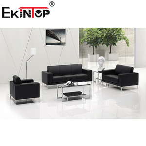 Ekintop importación nuevo modelo <span class=keywords><strong>italiano</strong></span> de lujo último en forma de l diseños modernos esquina de la Oficina Ejecutiva de sofá de cuero conjunto - Product Image 5