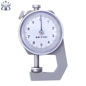 0-10mm Dial Thickness Gauge Leather Hand Tools Leather Paper Thickness Meter Tester For Leather Flim Paper