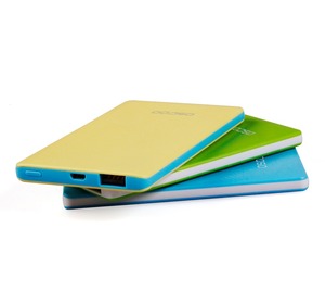banca di potenza ultra slim 3200 oem libro forma mah powerbank con logo - Product Image 2