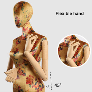 หุ่นโชว์เสื้อผ้าผู้หญิงครึ่งตัว ปรับได้ รุ่น XINJI ดีไซน์หรูหรา - Product Image 2